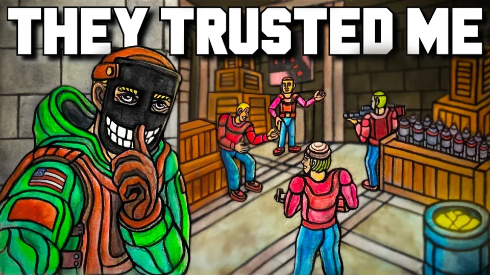 Rust solo players can drain the richest clan by infiltrating it and walking out with their loot